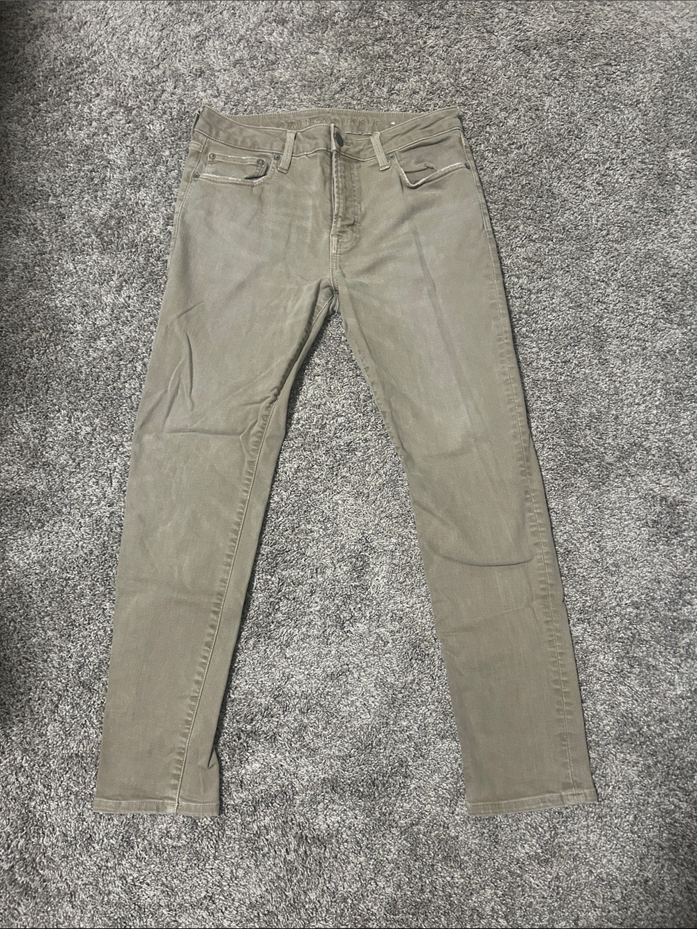 American Eagle Outfitters Slim Straight Tan Pants